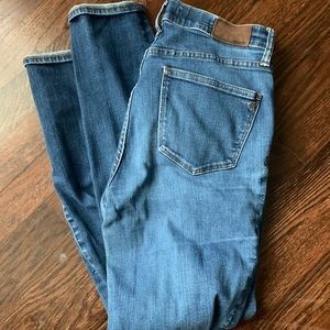 Madewell high riser skinny jeans